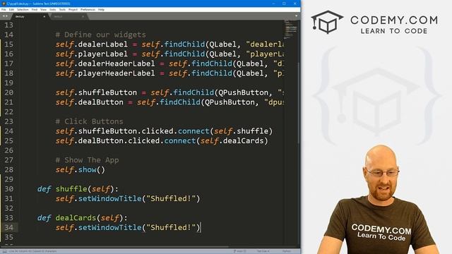 Create And Deal A Deck Of Cards - PyQt5 GUI Thursdays #45 смотреть онлайн