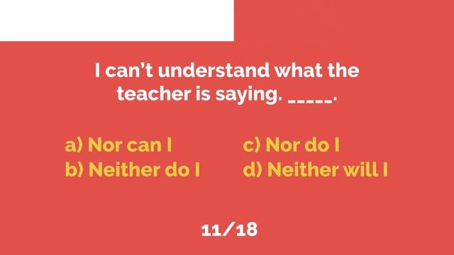 Inversions – Free Grammar Test смотреть онлайн