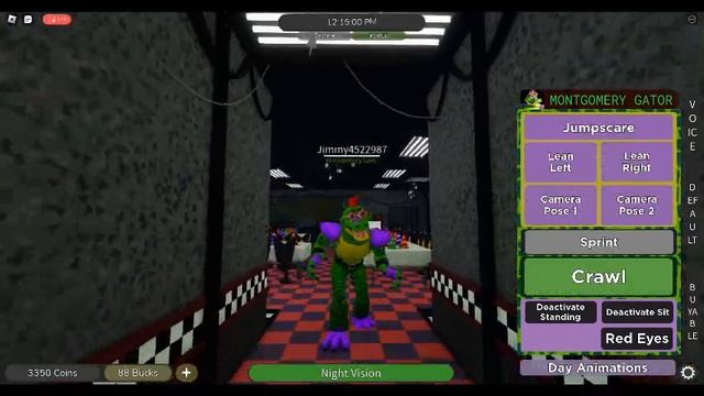 ALL GLAMROCK + TANGLE SHOWCASE! (archived nights FNaF roblox) смотреть онлайн