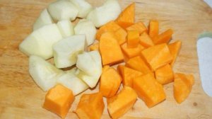 Тыквенно-яблочный кисель