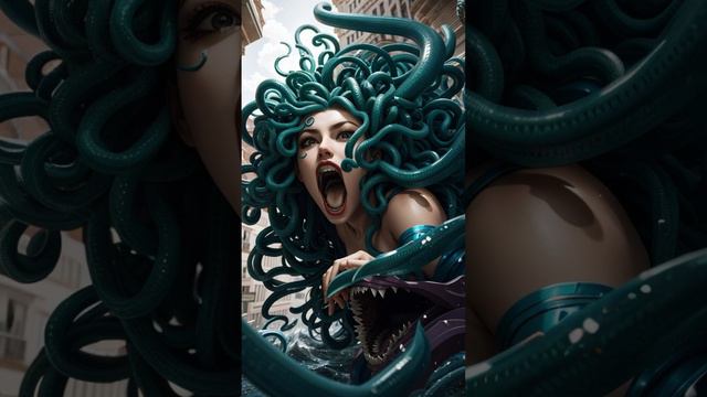 medusa the gorgon also a beautiful lady