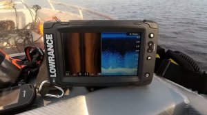 Lowrance Elite 7ti vs Белая рыба