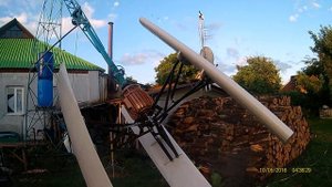 Эксперимент с ротором Дарье или вертикальный ветрогенератор.