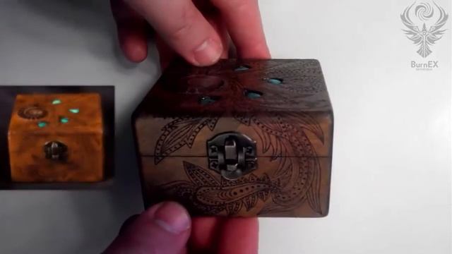 Шкатулка с авторским рисунком "Florista" смотреть онлайн