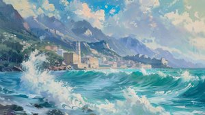 Марш "Жди, побережье" из романа "Костёр и Саламандра"