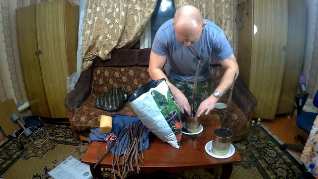 посадка черенков изабеллы и неизвестного зеленого технического винограда смотреть онлайн