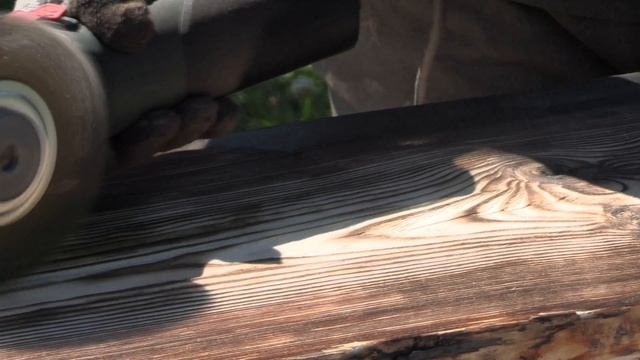 БЫСТРОЕ СОСТАРИВАНИЕ БРАШИРОВКА ДРЕВЕСИНЫ СЛЭБОВ ОГНЕМ | Fast Aging Of Wood By Fire | VIDEO 4K