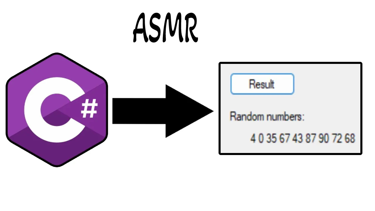 ASMR - Программирование | Случайные числа на c# смотреть онлайн