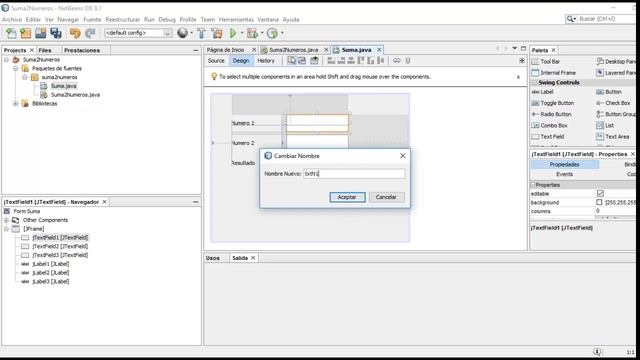 Suma de dos numeros en netbeans con java смотреть онлайн