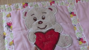 Как я шила и вышивала детское одеяло