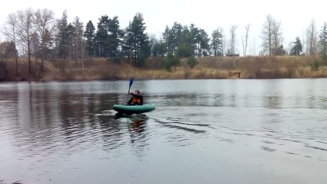 Надувной туристический каяк Аккорд с приклеенным надувным дном смотреть онлайн