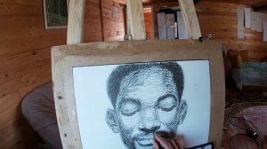 Рисую Уилла Смита/безотрывная техника рисования
