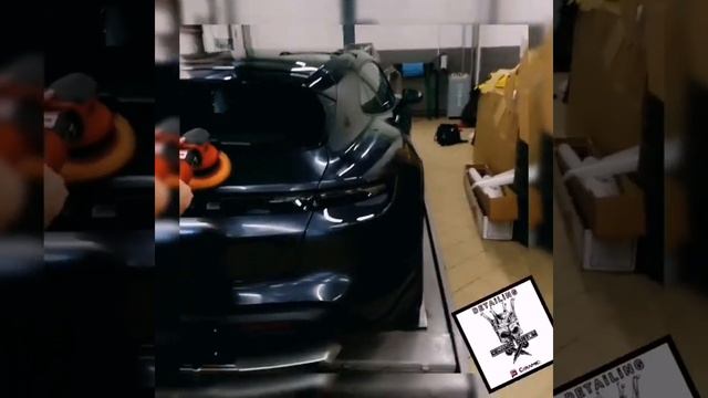 Porsche Taycan Cross Turismo Полировка