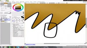 как рисавать арт в программе paint tool Sai