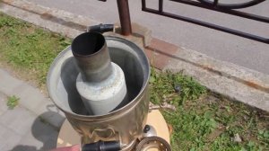 Угольный самовар формы «банка», «ЗШВ», г. Тула СССР