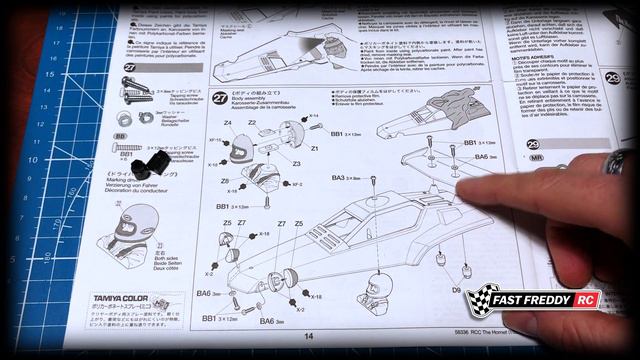 Tamiya Hornet Beginner Build Series! - Step 27 - The Body Assembly смотреть онлайн