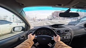 ТЕСТ ДРАЙВ ОТ ПЕРВОГО ЛИЦА - ФОРД ФОКУС 2 2005 1.6АТ