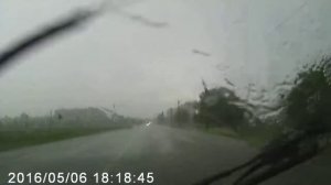 Молния попала в электрический столб (06.05.2016)Крым