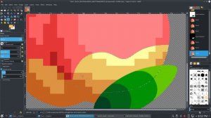 GIMP Tutorials #2 ACGC Peach Texture [Paths Tool]