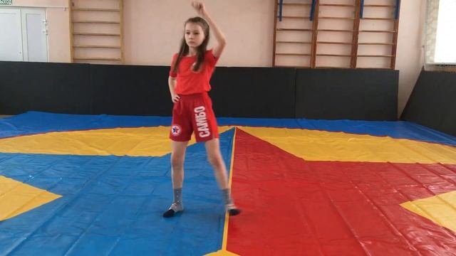 Протасова Мария Тюмень. Демо самбо (индивидуальная программа).