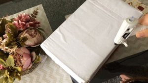 Органайзер/коробка для хранения своими руками (из газетных трубочек и бечевки)