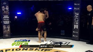 РЕНАТ ХАВАЛОВ VS ШАРАПУДИН МАГОМЕДОВ | Чемпионский бой | EFC 34