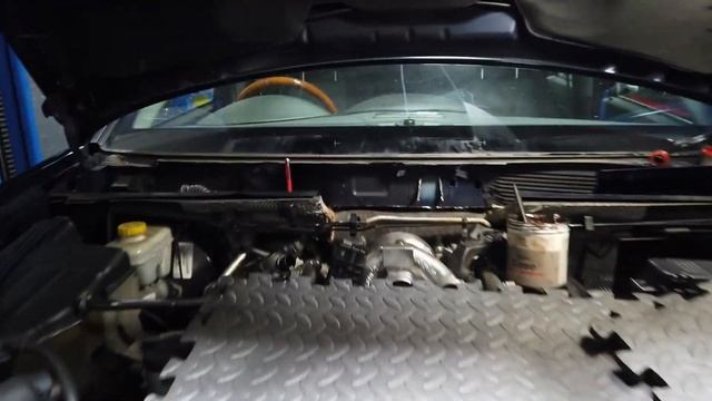 Jeep Grand Cherokee замена турбины БЕЗ снятия двигателя Turbo replacement without engine removal