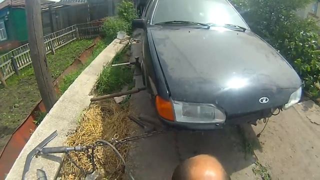 2114, устраняем перекос морды без стапеля смотреть онлайн