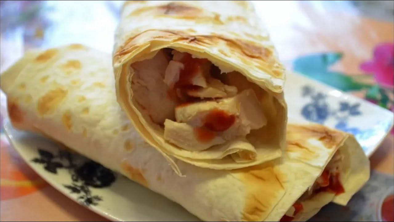 Домашняя шаурма с курицей! Самый лучший рецепт шаурмы!