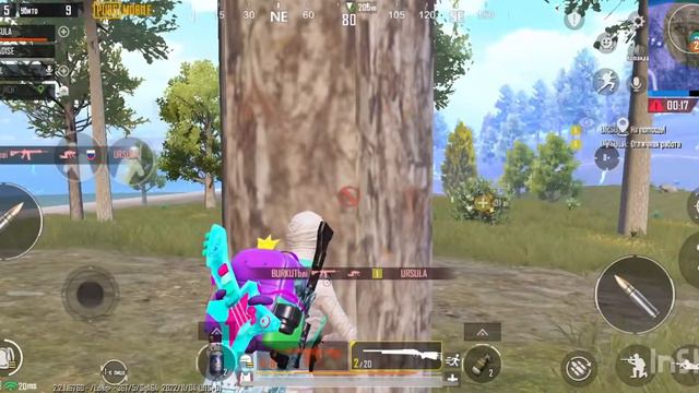 Что делать когда закончились патроны m416 || PUBG Mobile. Игра в 2 пальца без гиро. смотреть онлайн