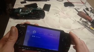 PSP 3004 Модели есть звук, но НЕТ изображения. Ремонтируем