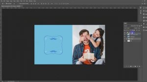 Father's Day Web banner design in Adobe Photoshop CC 2021