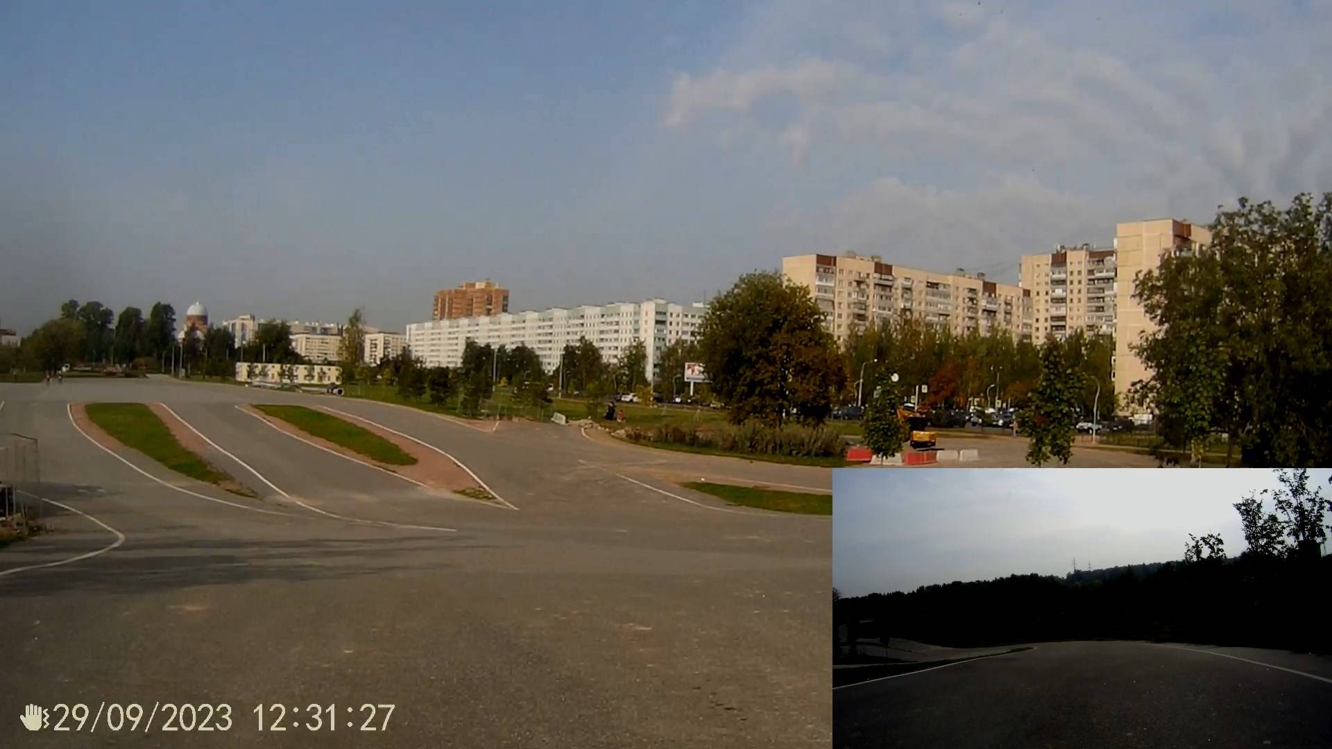 Лыжероллерная трасса в Муринском парке