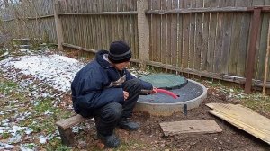 Как соединить септик при высоких грунтовых водах.