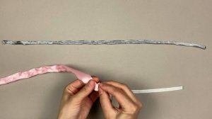 Как сшить резинку для волос ｜ Резинка для волос из атласной лентыКак сшить резинку для волос | Резин