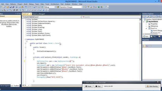 How to get SQL Database Connection String with Visual Studio 10 #SqlDatabase #SqlConnectionString