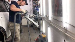 Митсубиси Паджеро спорт 2, полная покраска в раптор