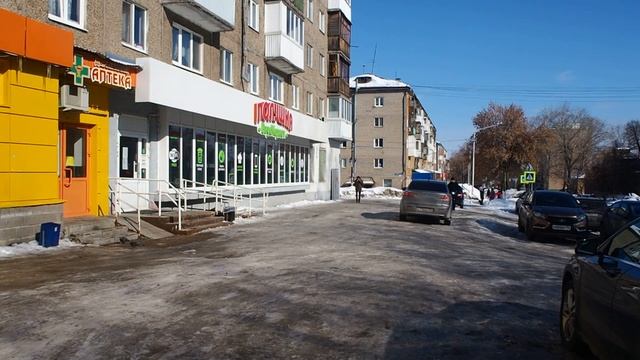 г. Уфа, ул. Кремлевская зима 2022 г.