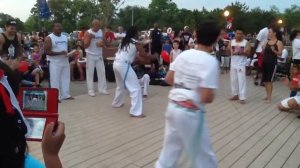 West Haven CT Fireworks Capoeira Demo  #1 July 3, 2012