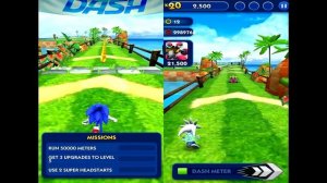 Sonic Dash SONIC VS SILVER Android iPad iOS Gameplay