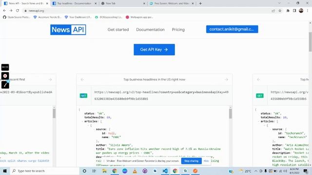 #flutter #api  #flutterapps   1. Getting API Key | Creating a News App in Flutter using News API