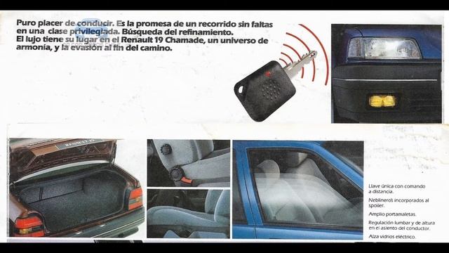 Catalogo Renault 19 / 19 Chamade Chile 1990 смотреть онлайн