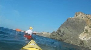 Многодневный поход на морских байдарках (каяках). Каякинг вдоль Крымского побережья.