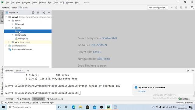 Dashboard part1 settings using Python and Django framework смотреть онлайн