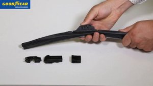Установка дворников Goodyear «Winter» - крепление Hook