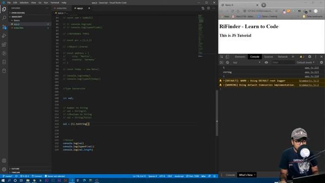 Data Types in JavaScript | JS Tutorial 1.5