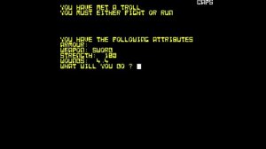 Oric Atmos  - The Mines of Moria (1983)