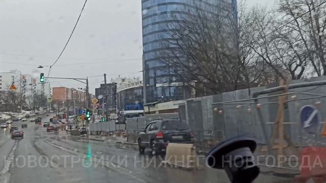 Для продления метро снесли расселённые ранее дома на углу улиц Горького и Ковалихинской || Март 2024
