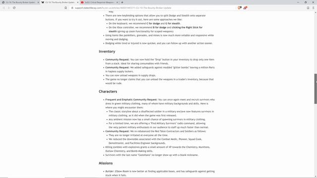State of Decay 2 CRITICAL RESPONSE DLC BOUNTY BROKER Update 10.0! (PATCH NOTES READ!)