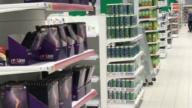 Новый Ашан-сити Краснодар. Закупка еды на месяц. смотреть онлайн